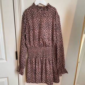 She+sky spotted dress